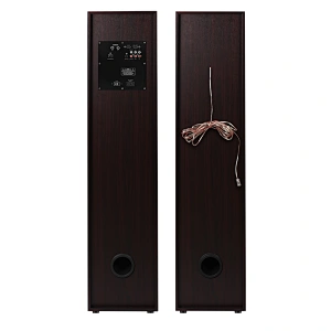 HIFI 240W Wooden Stereo Bluetooth Karaoke Tower Speaker with HD Input ARC Function
